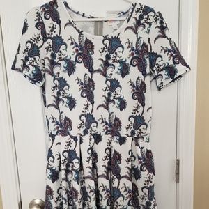 LuLaRoe Amelia XL Paisley Dipped